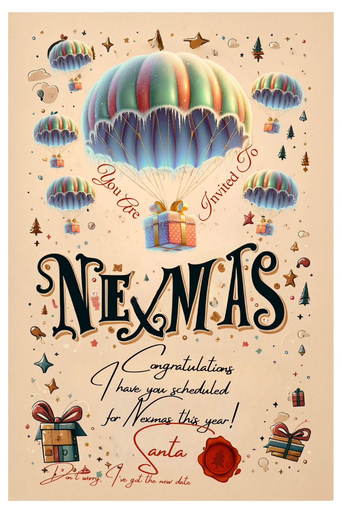 Free Nexmas Letter (Invitation) from Santa