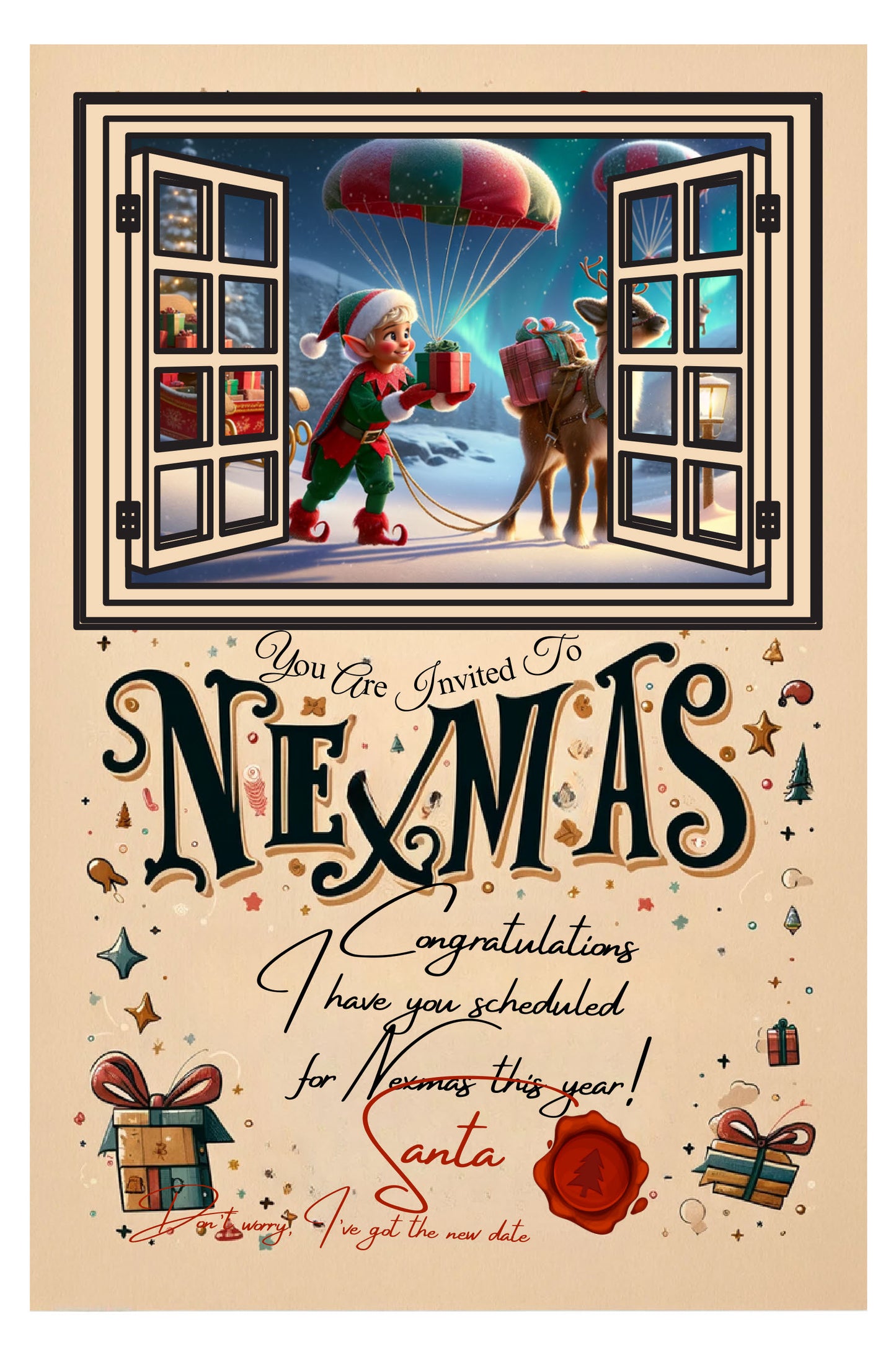 Free Nexmas Letter (Invitation) from Santa