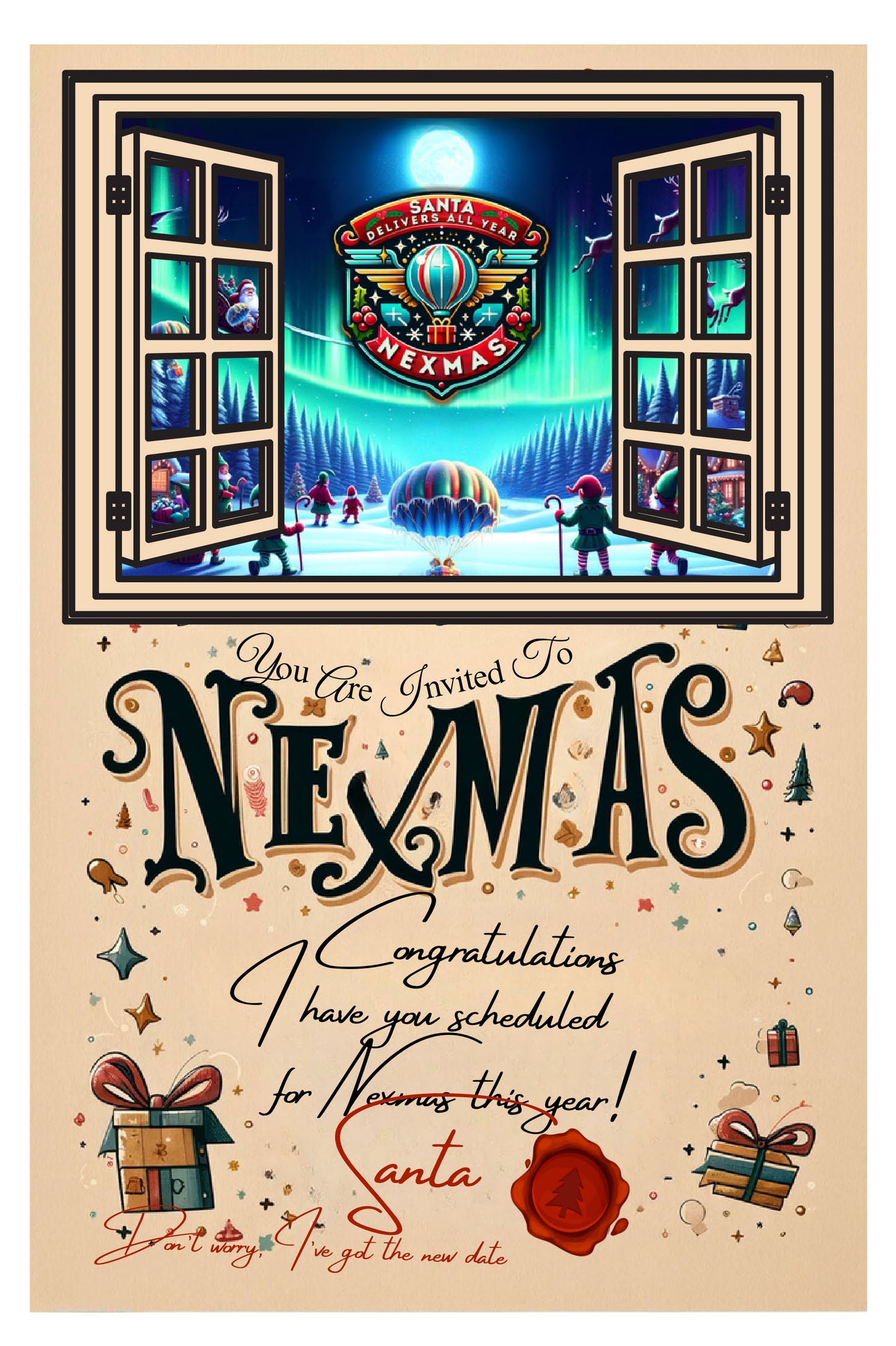 Free Nexmas Letter (Invitation) from Santa