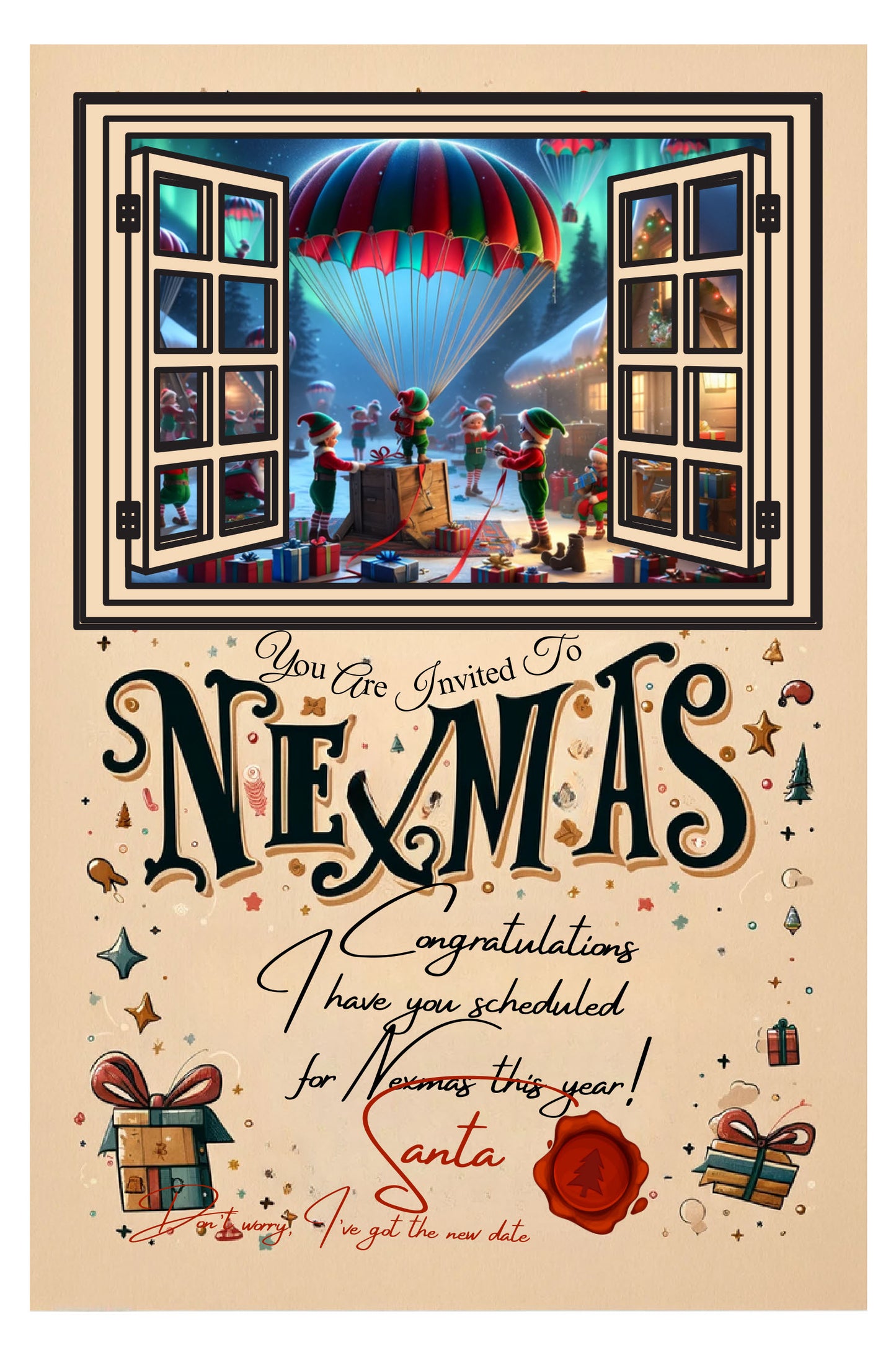 Free Nexmas Letter (Invitation) from Santa